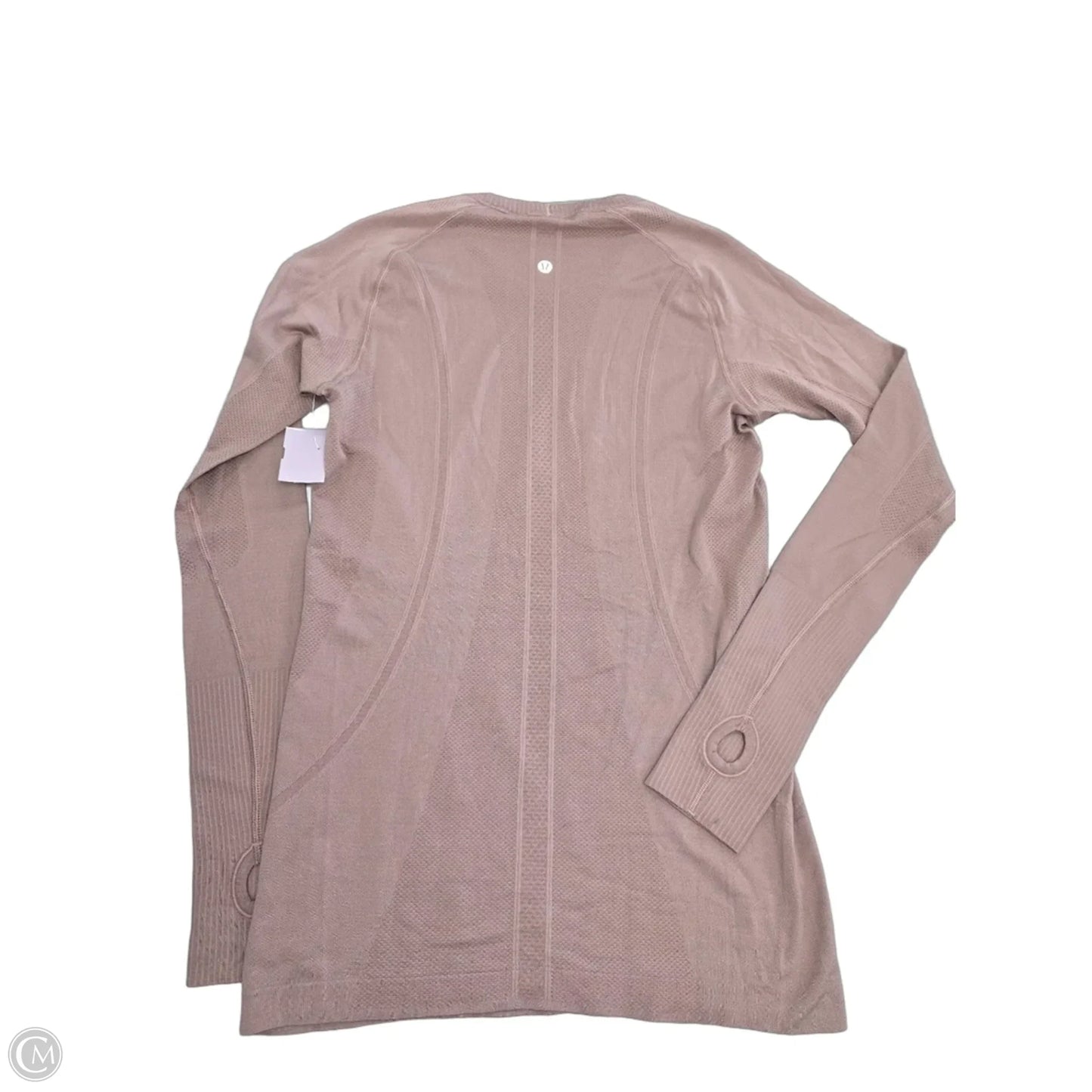 Athletic Top Long Sleeve Crewneck By Lululemon In Mauve, Size: 8