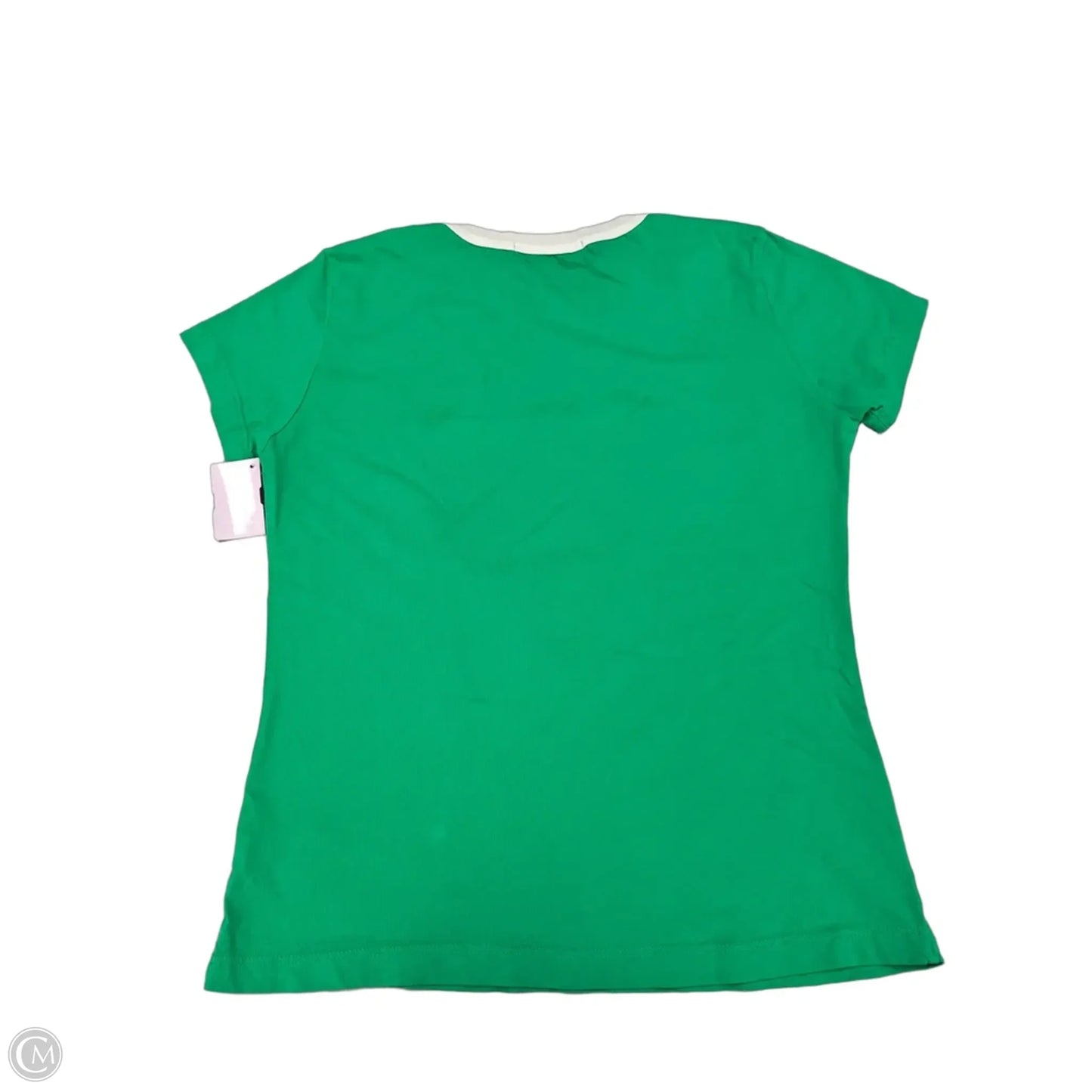 Top Short Sleeve By Anthropologie In Green, Size: S