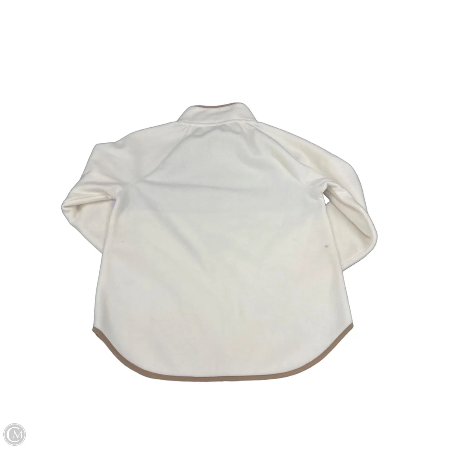 Jacket Fleece By J. Crew In White, Size: S