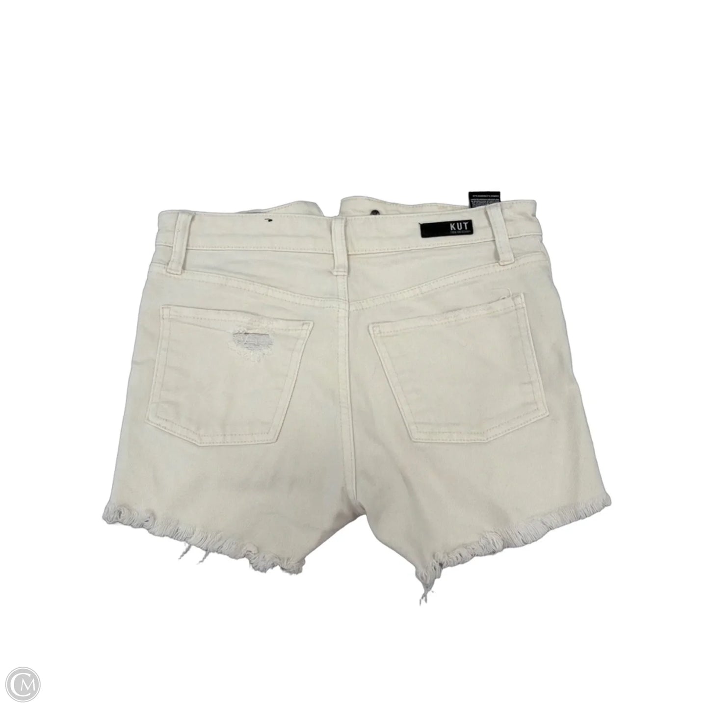 Shorts By Kut In White Denim, Size: 00