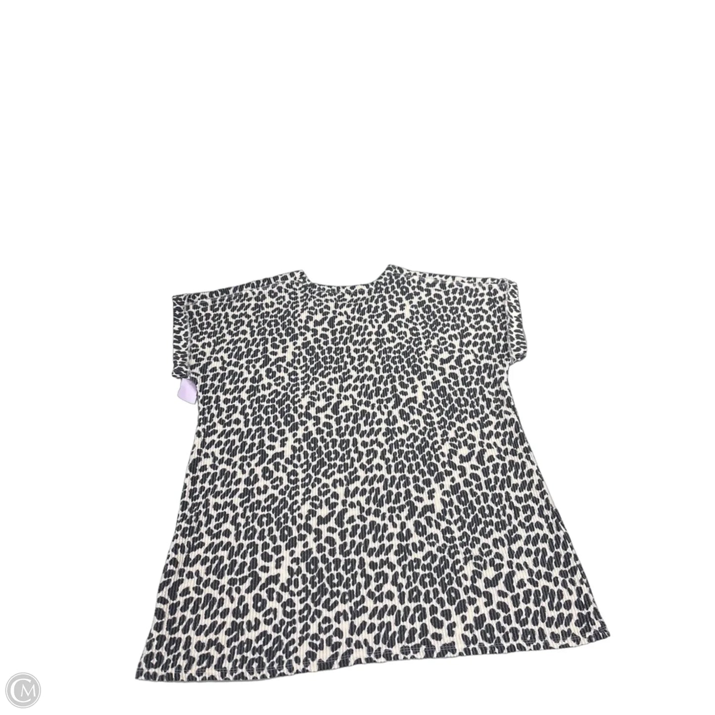 Top Short Sleeve By Heimish Usa In Animal Print, Size: 3x