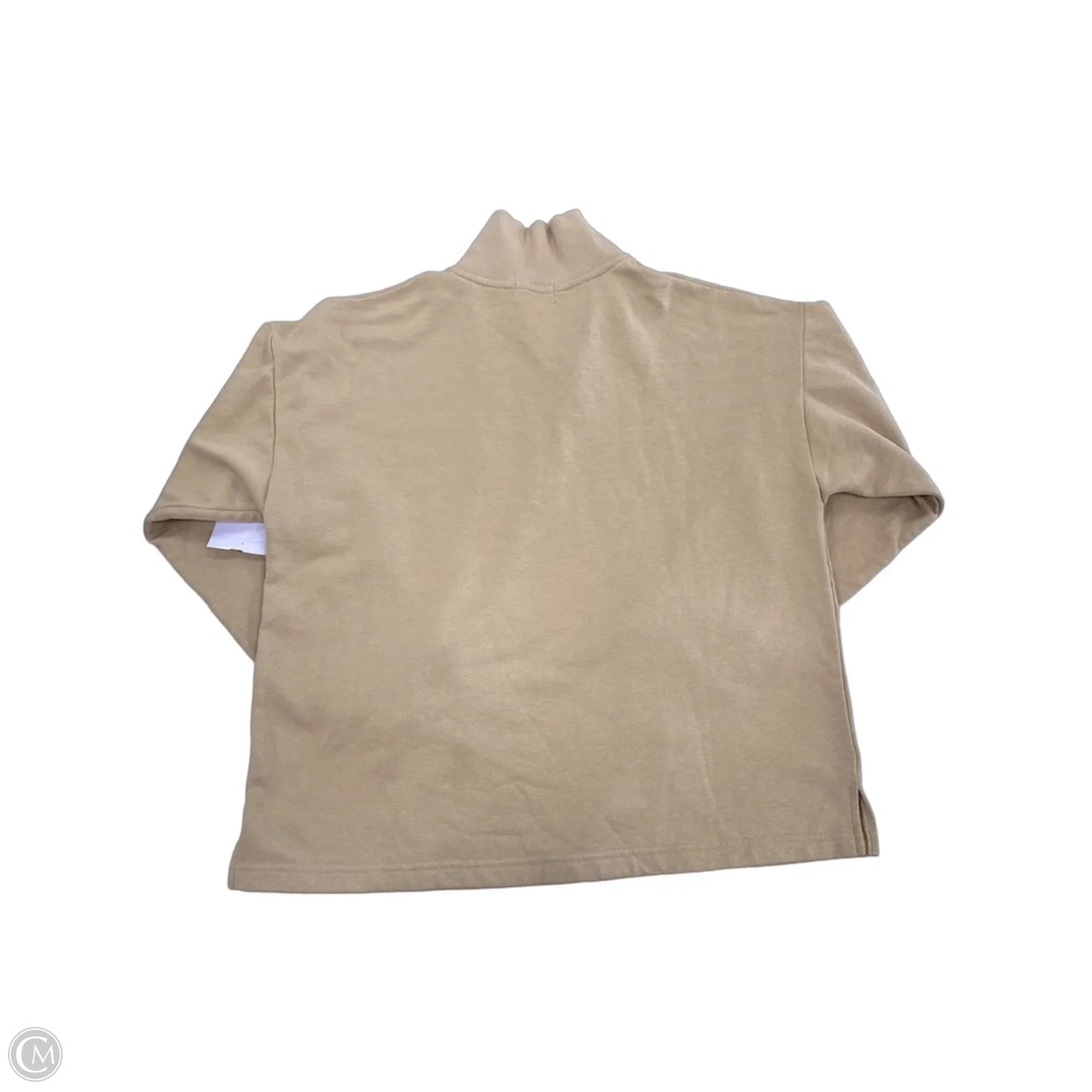 Sweatshirt Collar By Cme In Tan, Size: L