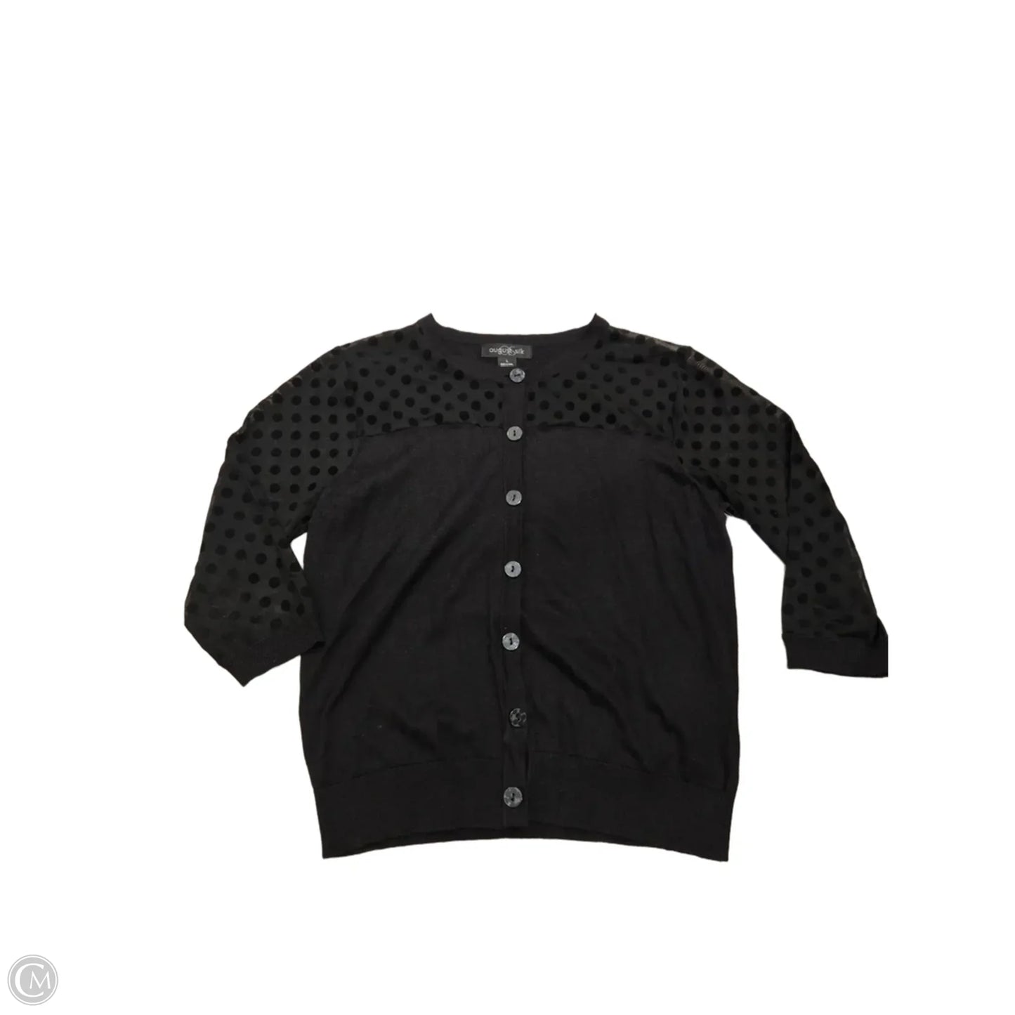 Cardigan By August Silk In Black, Size: L