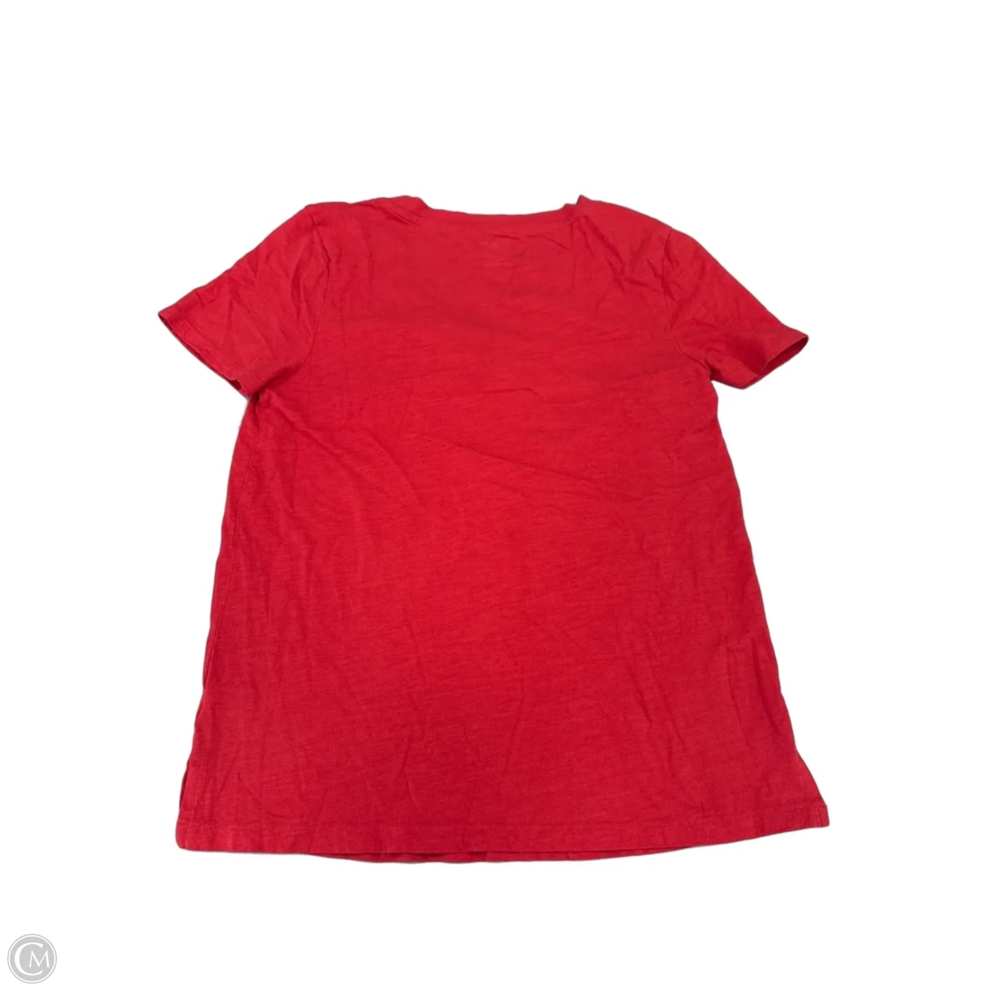 Top Short Sleeve By Maurices In Red, Size: S
