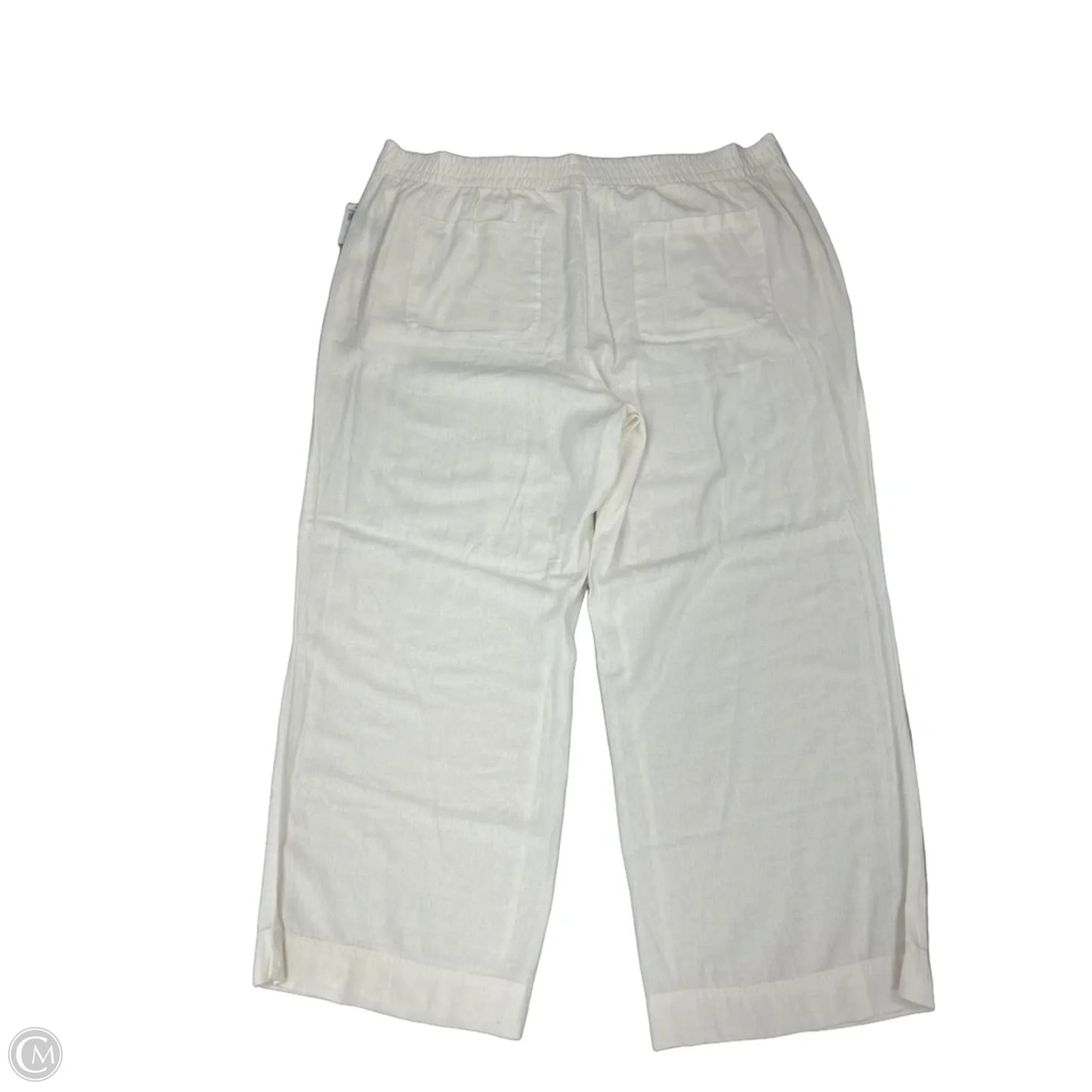 Pants Wide Leg By Old Navy In White, Size: 2x