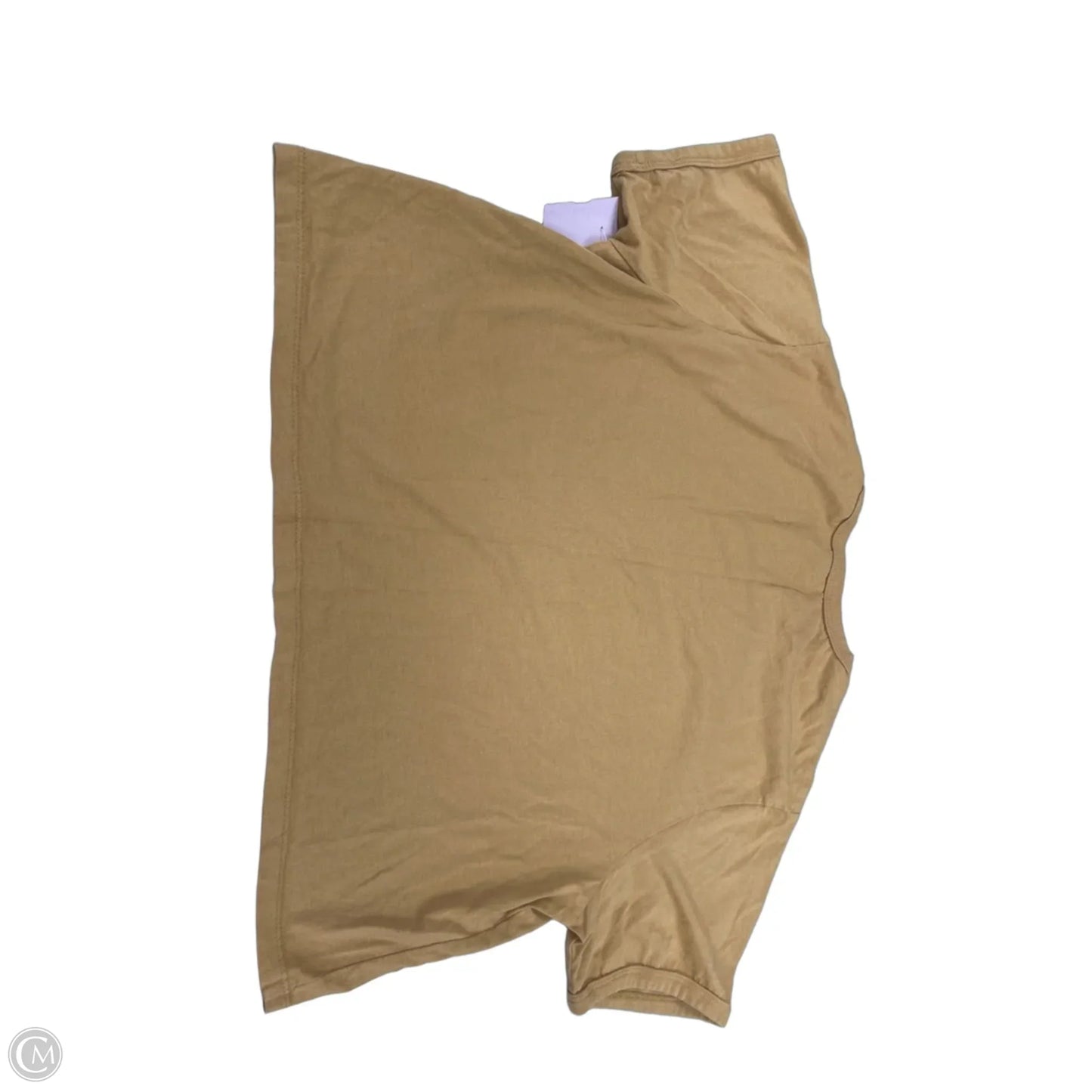 Top Short Sleeve By Levis In Yellow, Size: L