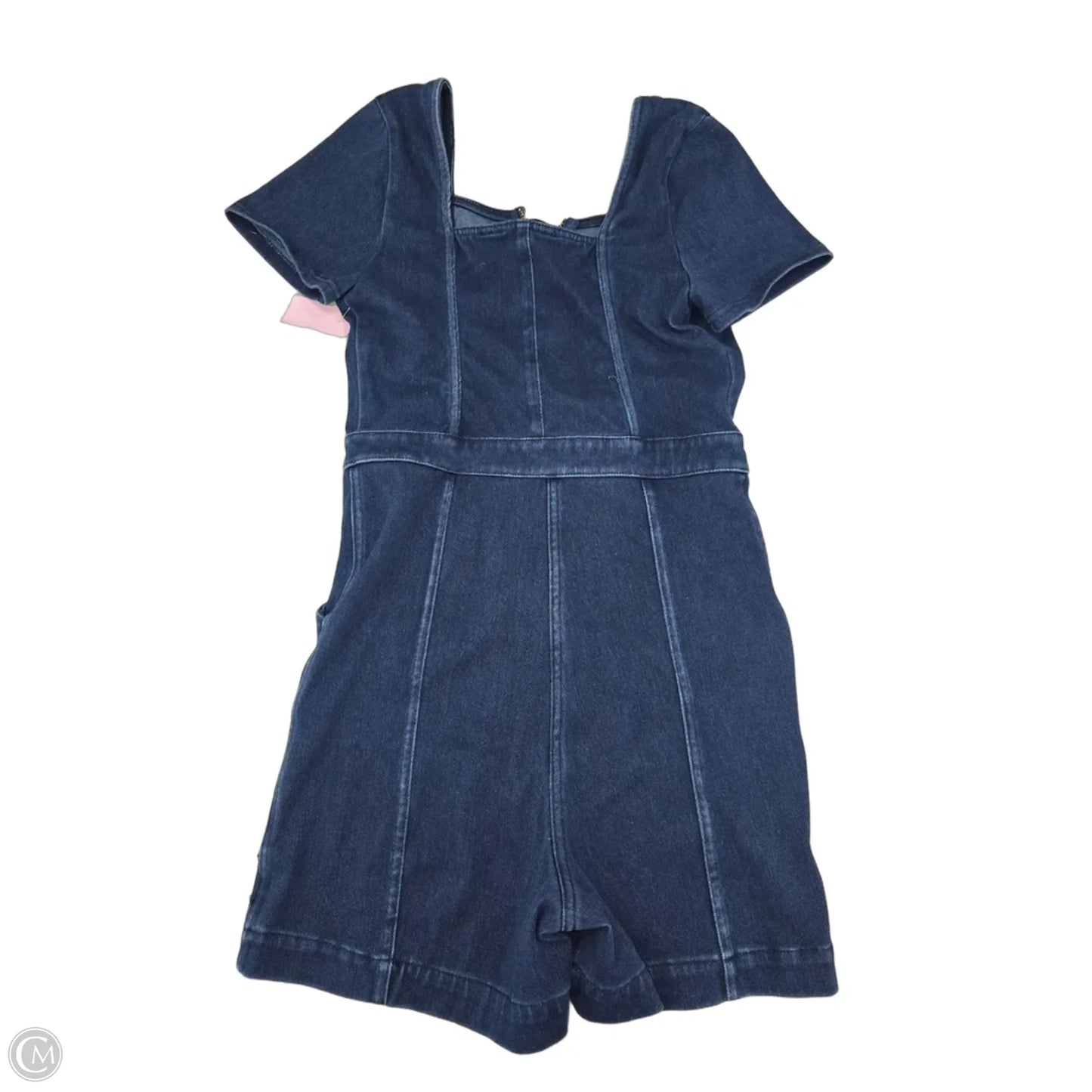 Romper By Rae Mode In Blue Denim, Size: S