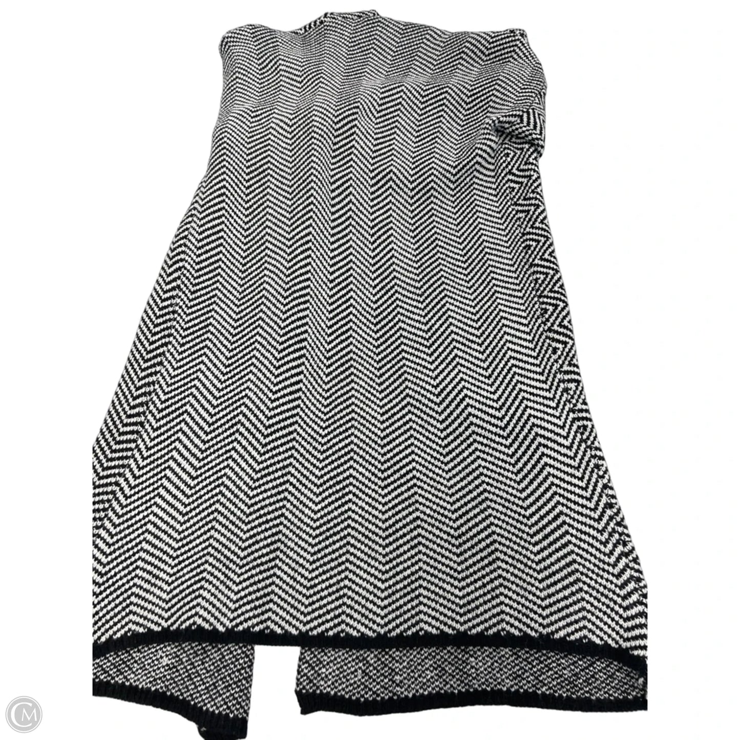 Cardigan By Cme In Black & White, Size: Os