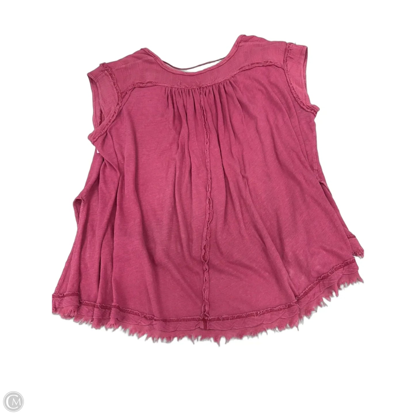 Top Short Sleeve By Free People In Pink, Size: S