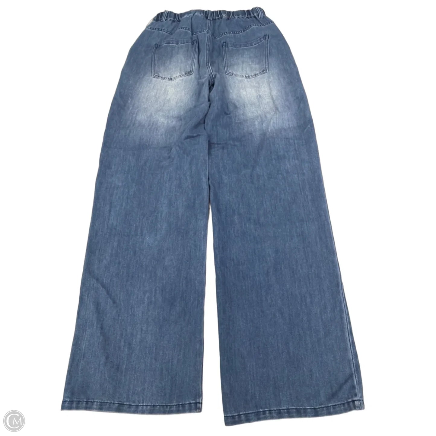 Jeans Wide Leg By Cme In Blue Denim, Size: 8