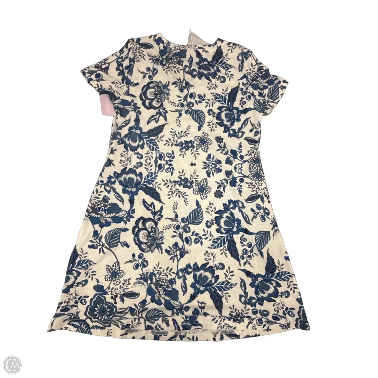 Dress Casual Short By Wiholl In Blue & White, Size: M