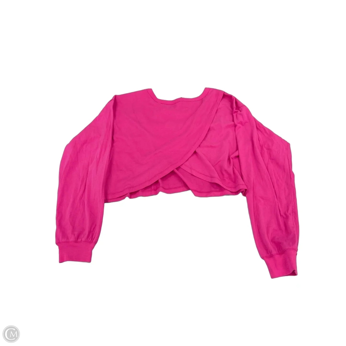 Top Long Sleeve By Fabletics In Pink, Size: L