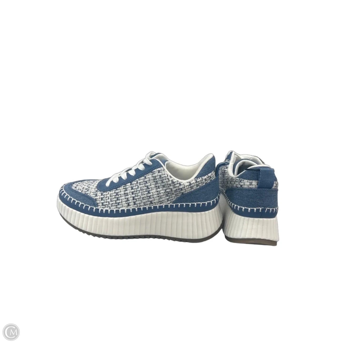 Shoes Athletic By Universal Thread In Blue & White, Size: 7.5