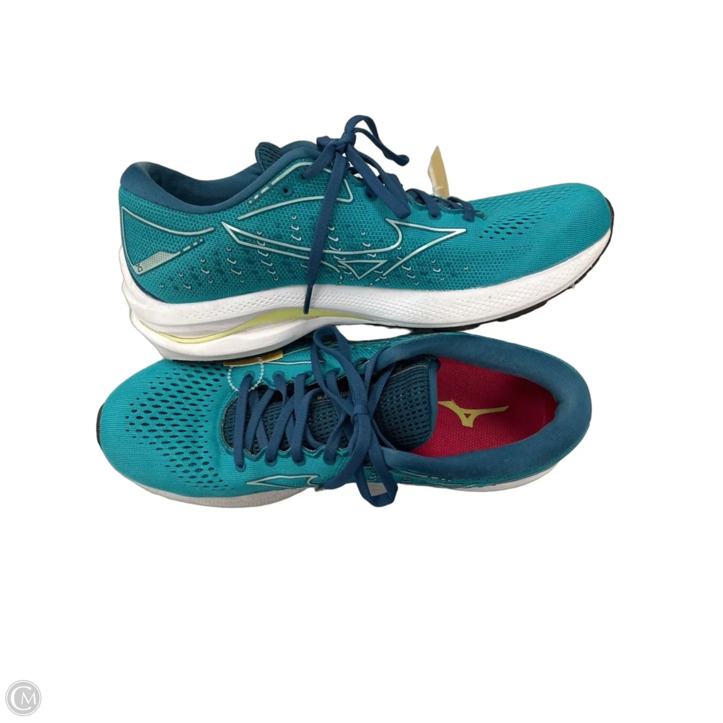 Shoes Athletic By Mizuno In Teal, Size: 10.5