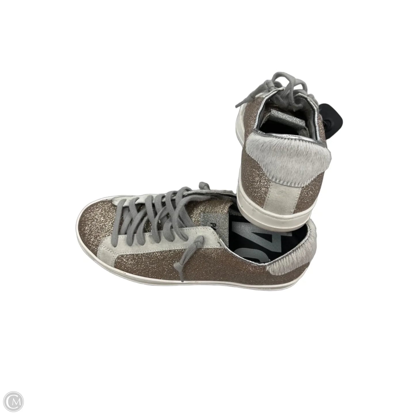 Shoes Sneakers By P448 In Gold, Size: 7.5