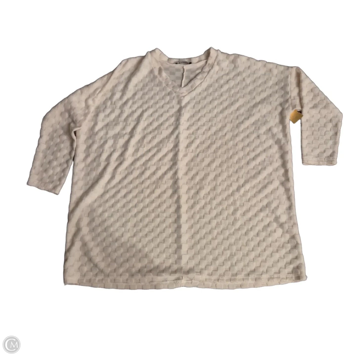 Top Long Sleeve By Bombom In Cream, Size: S