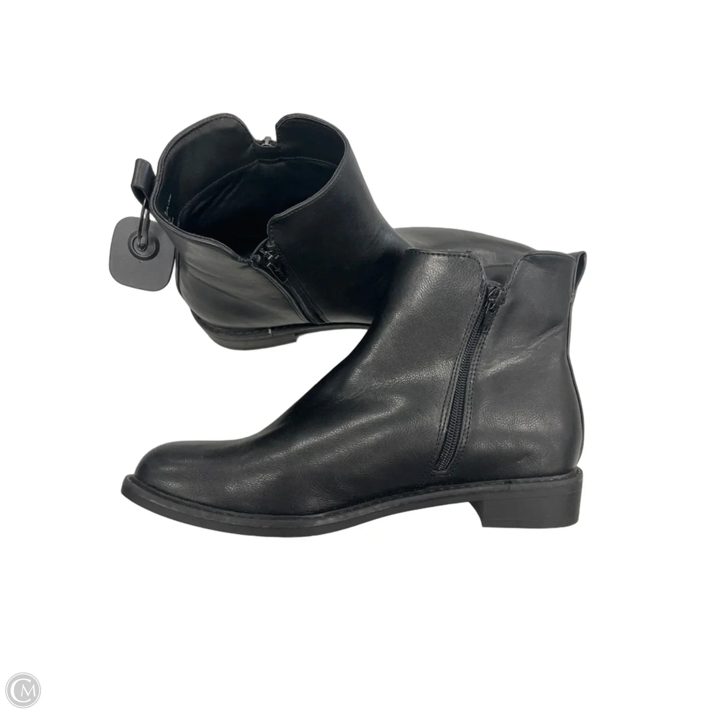 Boots Ankle Flats By Universal Thread In Black, Size: 10