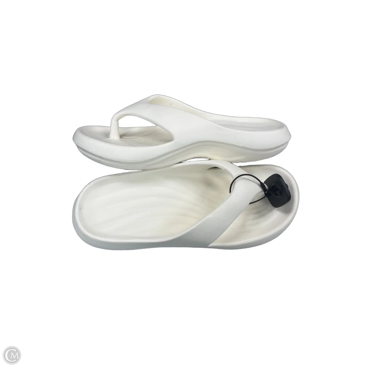 Sandals Flip Flops By Cme In White, Size: 11