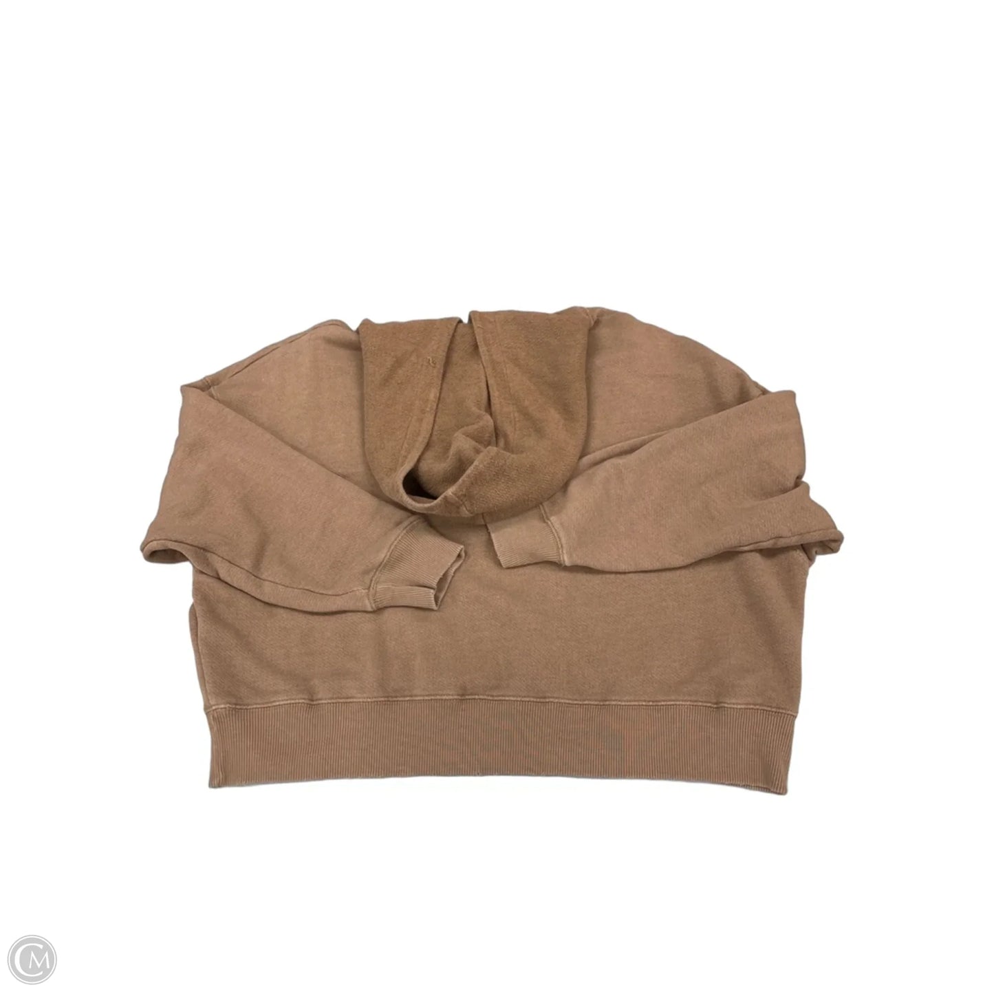Sweatshirt Hoodie By American Eagle In Brown, Size: M