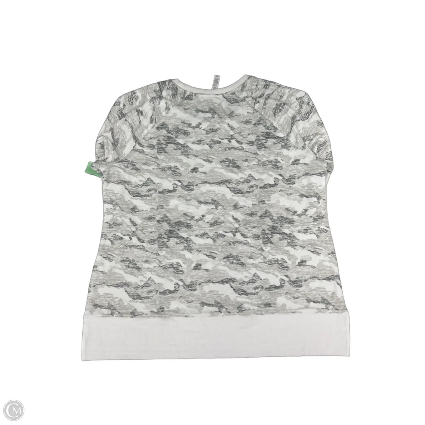 Top Long Sleeve By Rbx In Grey & White, Size: 2x