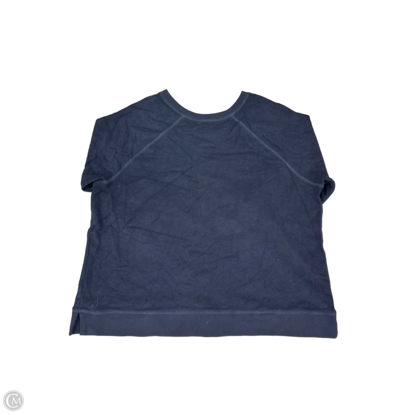 Top Long Sleeve By Lauren By Ralph Lauren In Navy, Size: 3x