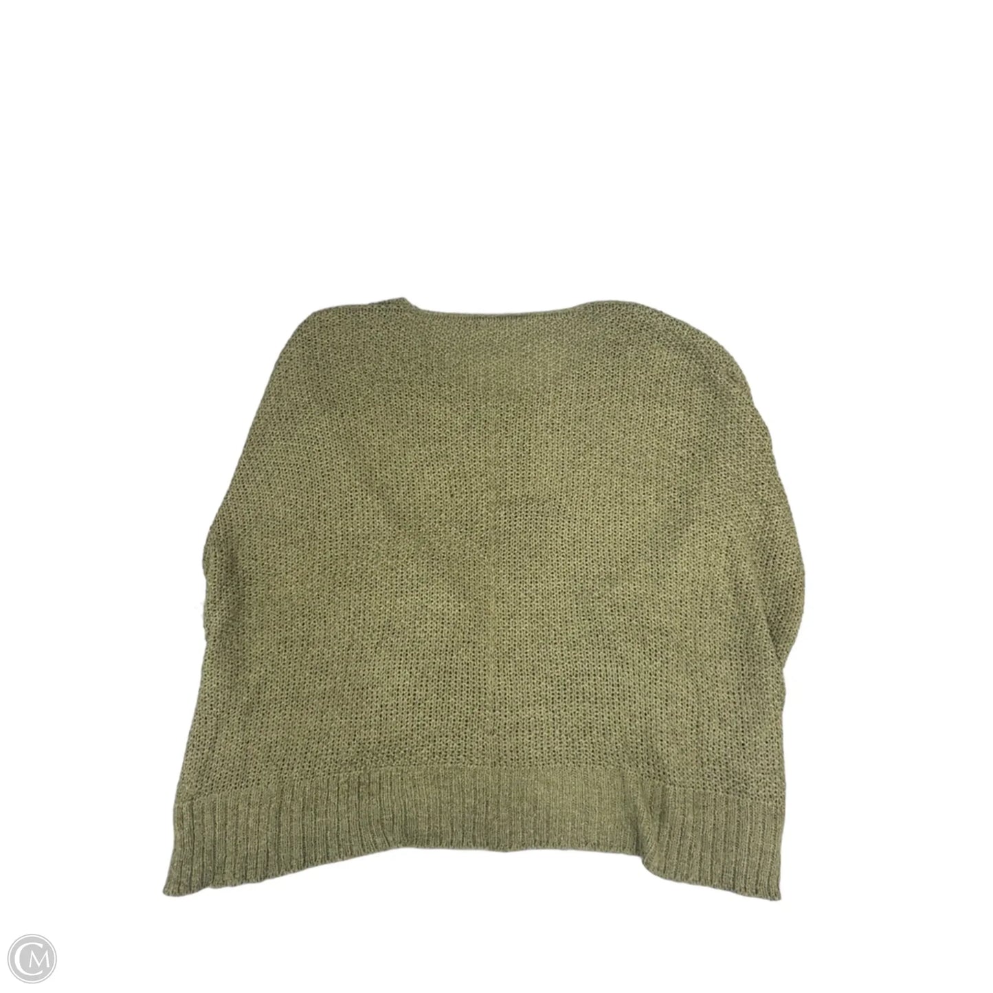 Top Long Sleeve By Cme In Green, Size: M