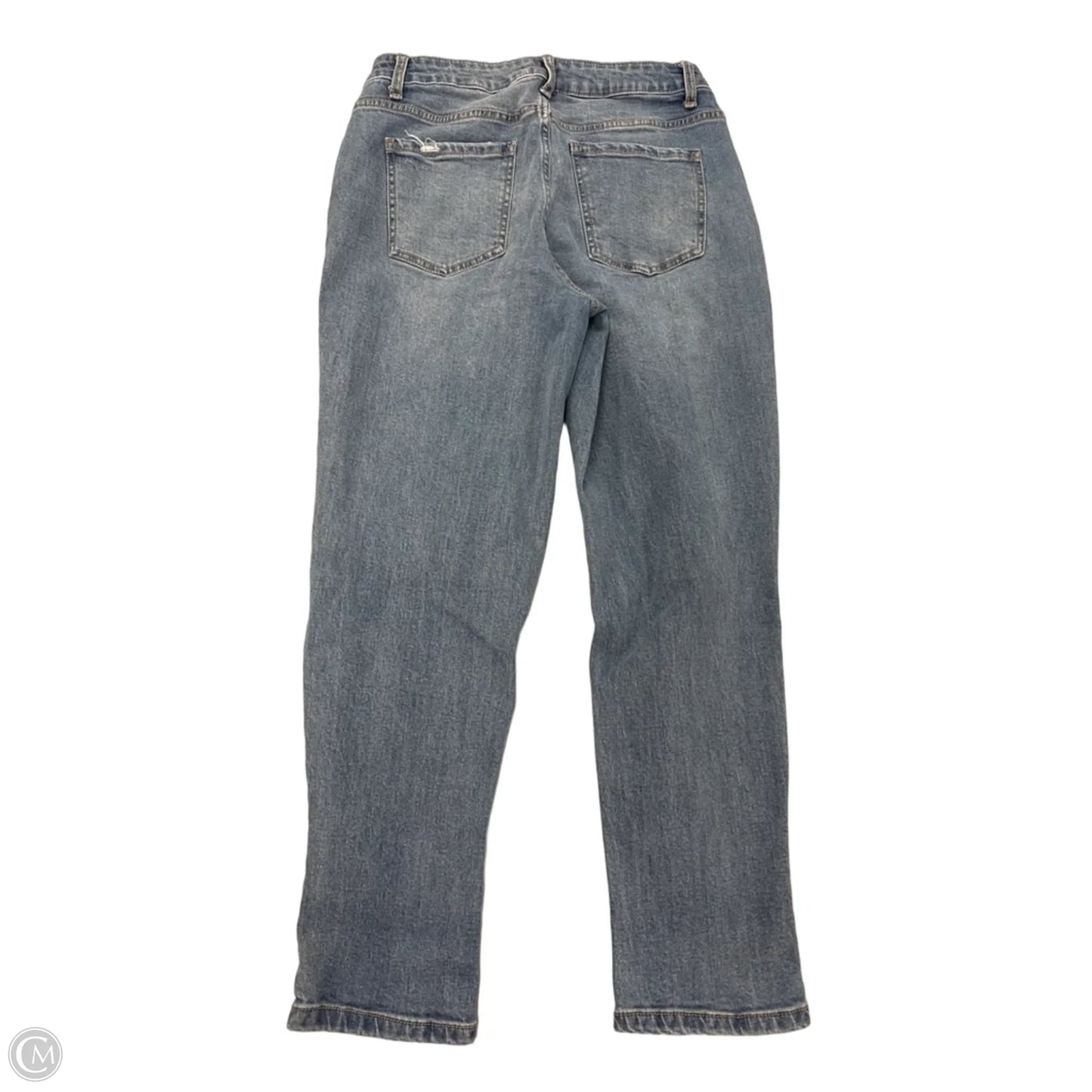 Jeans Straight By Time And Tru In Blue Denim, Size: 8
