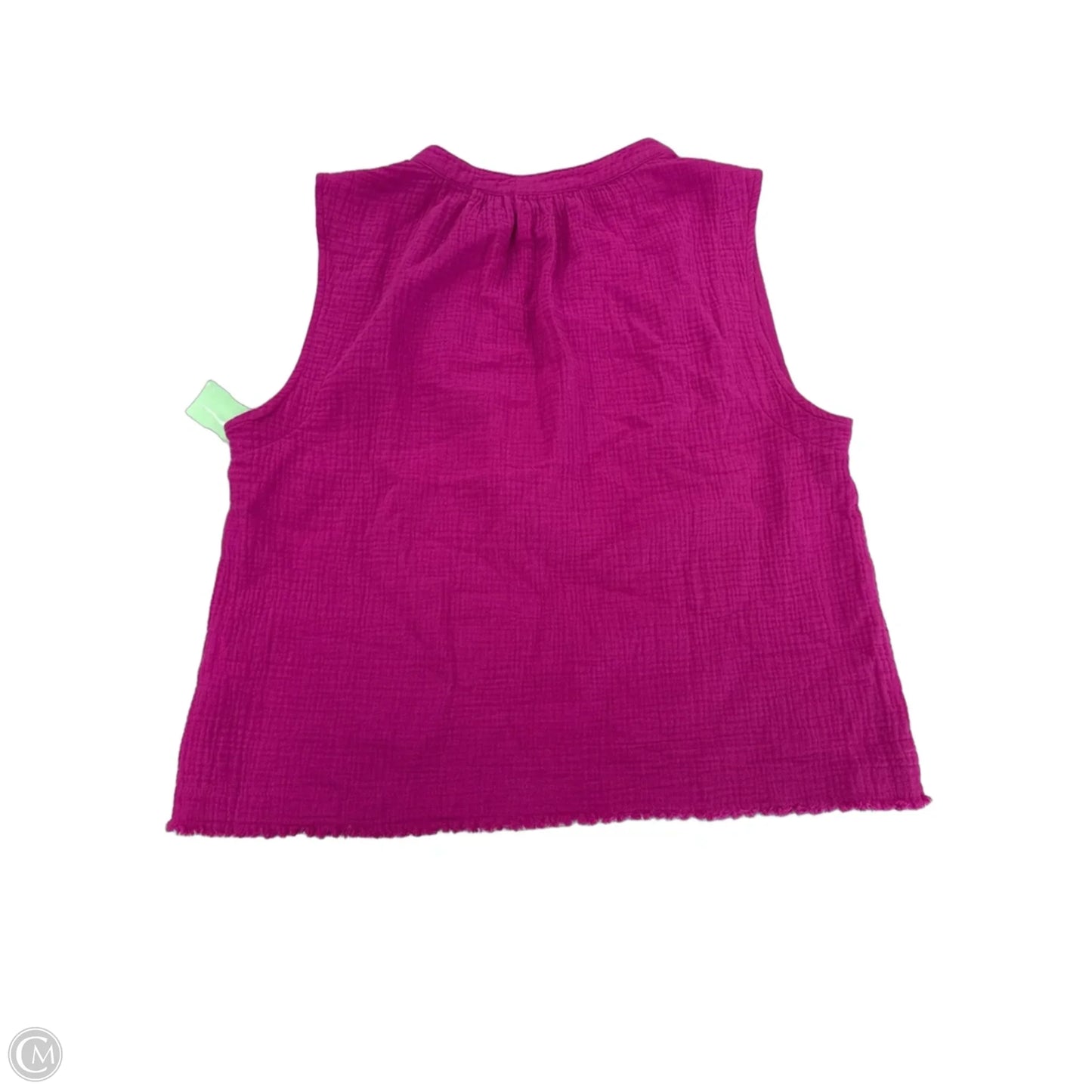 Top Sleeveless By Dkny In Purple, Size: M