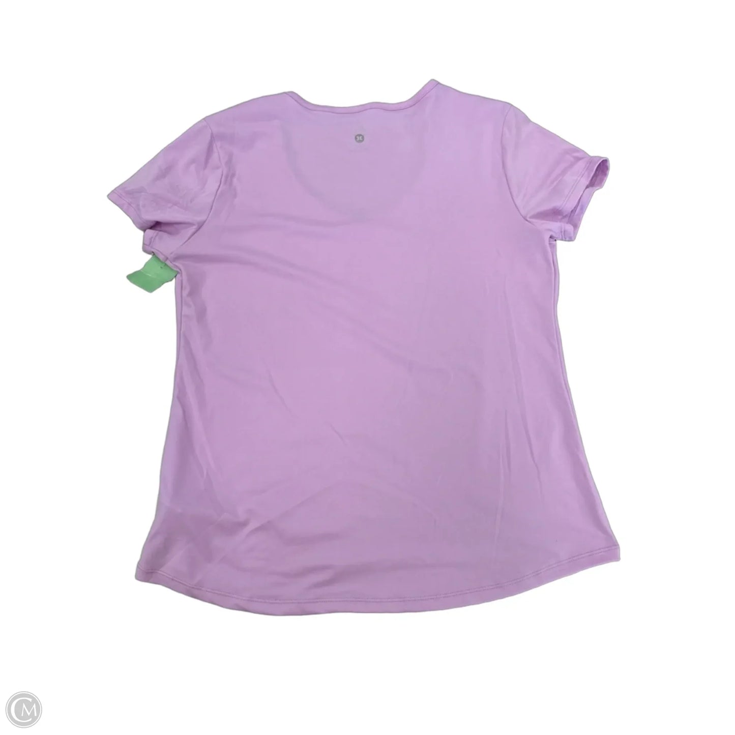 Athletic Top Short Sleeve By Rbx In Purple, Size: L