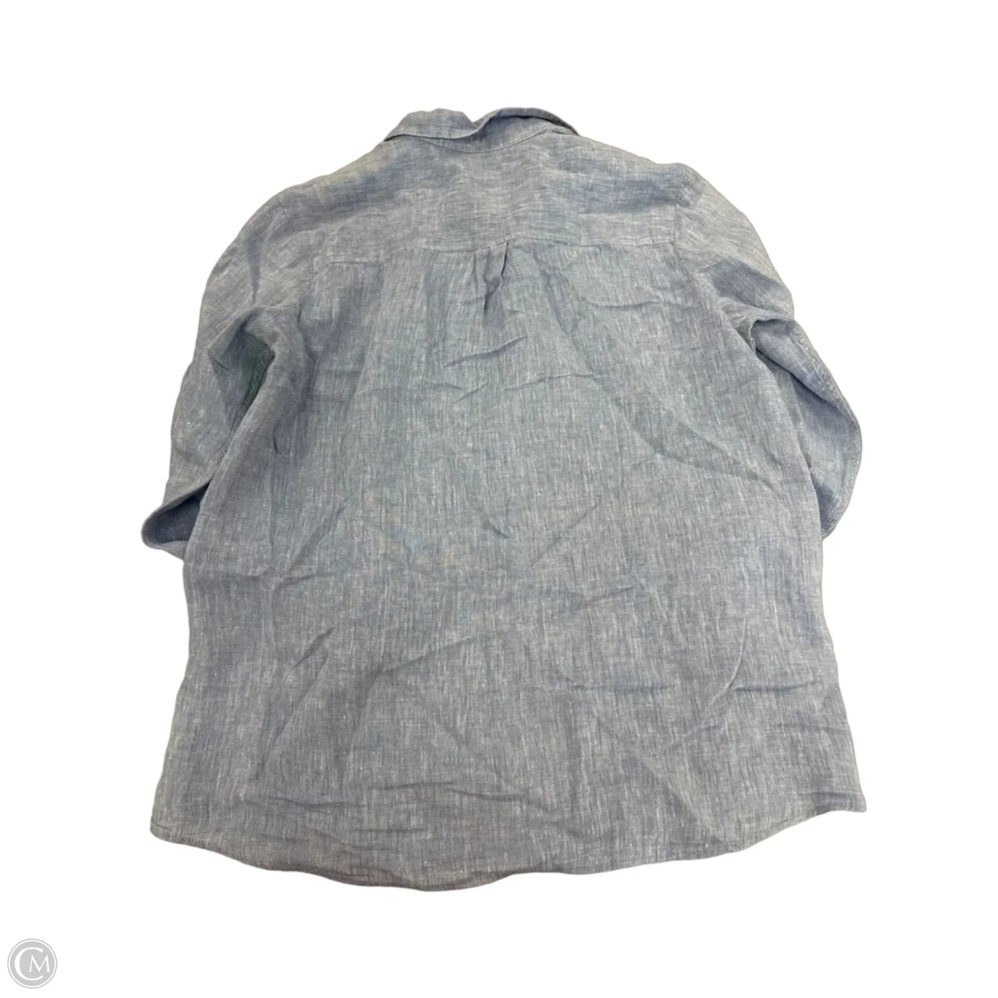 Top Long Sleeve By Gap In Blue, Size: L