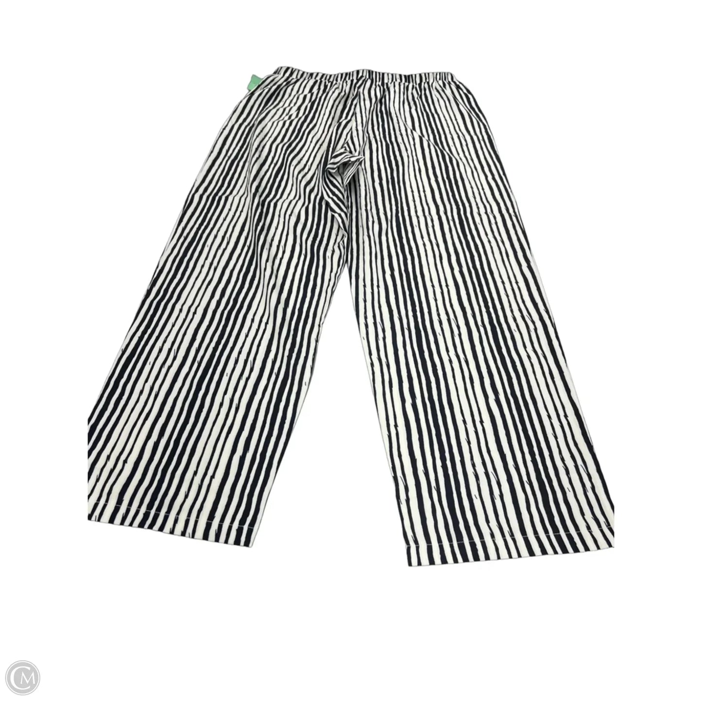 Pants Wide Leg By Cmf In Black & White, Size: Xl