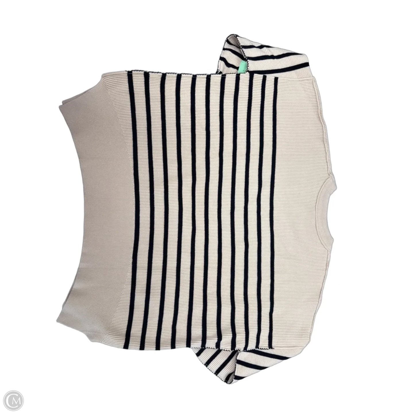 Sweater By Cme In Black & Tan, Size: S