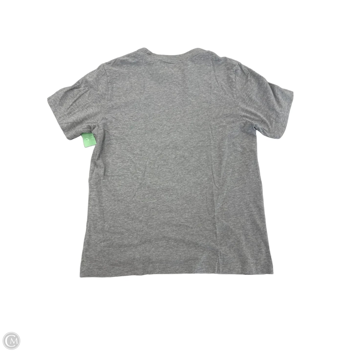 Top Short Sleeve By Nike In Grey, Size: M
