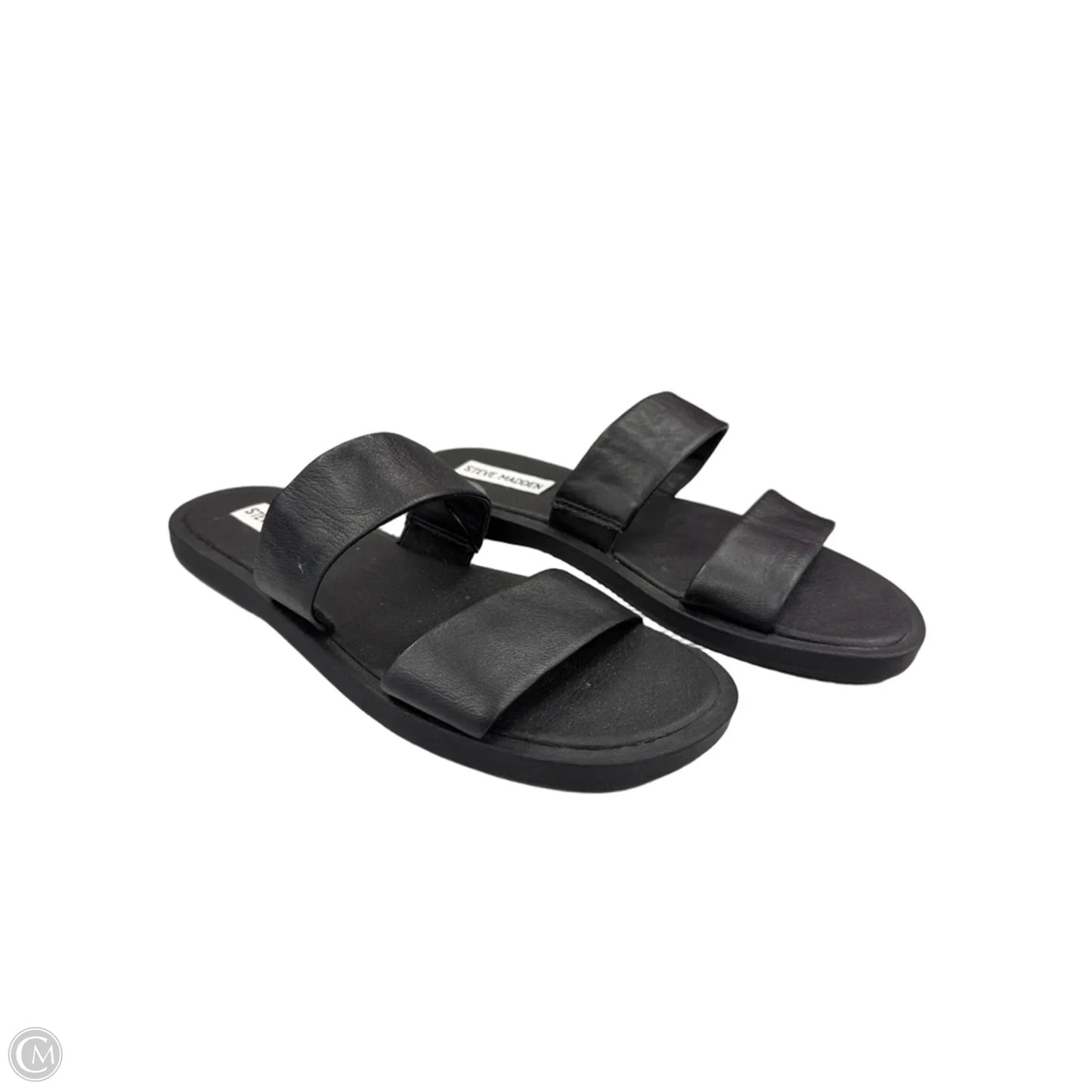 Sandals Flats By Steve Madden In Black, Size: 7