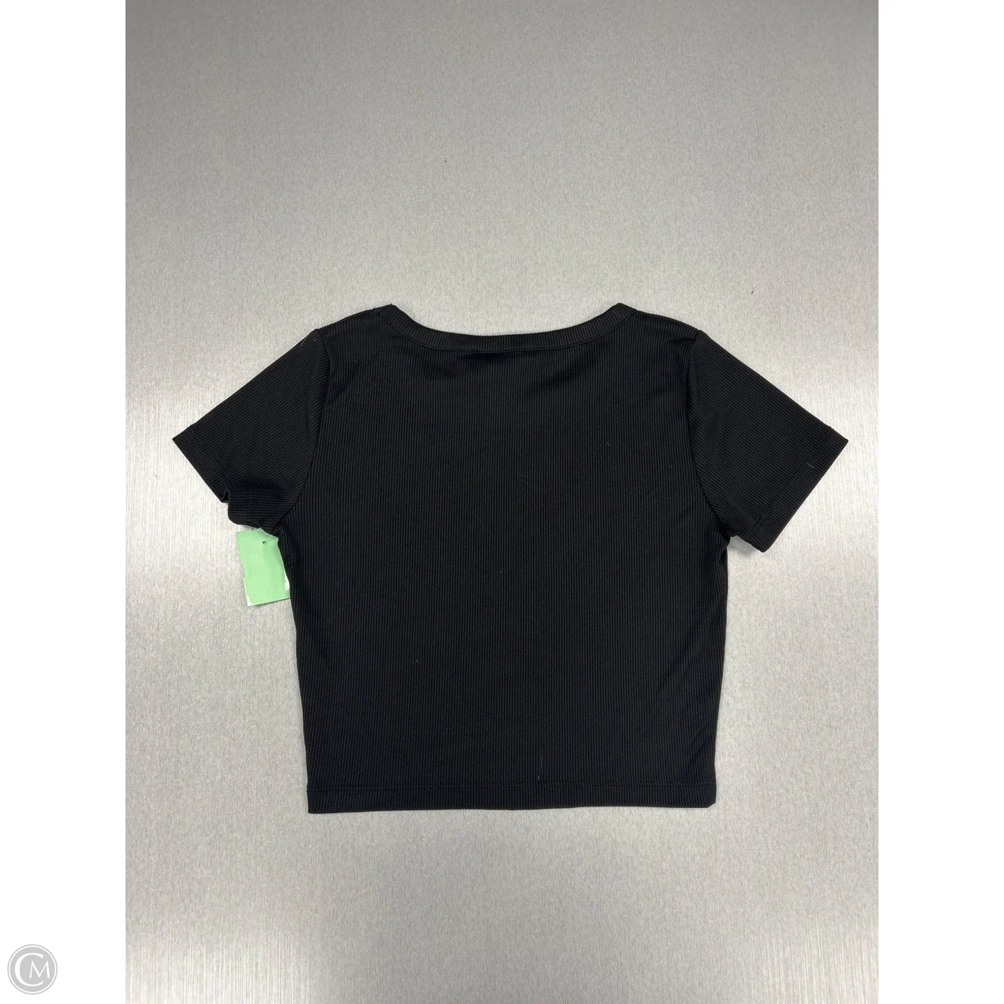 Top Short Sleeve By Cme In Black, Size: S
