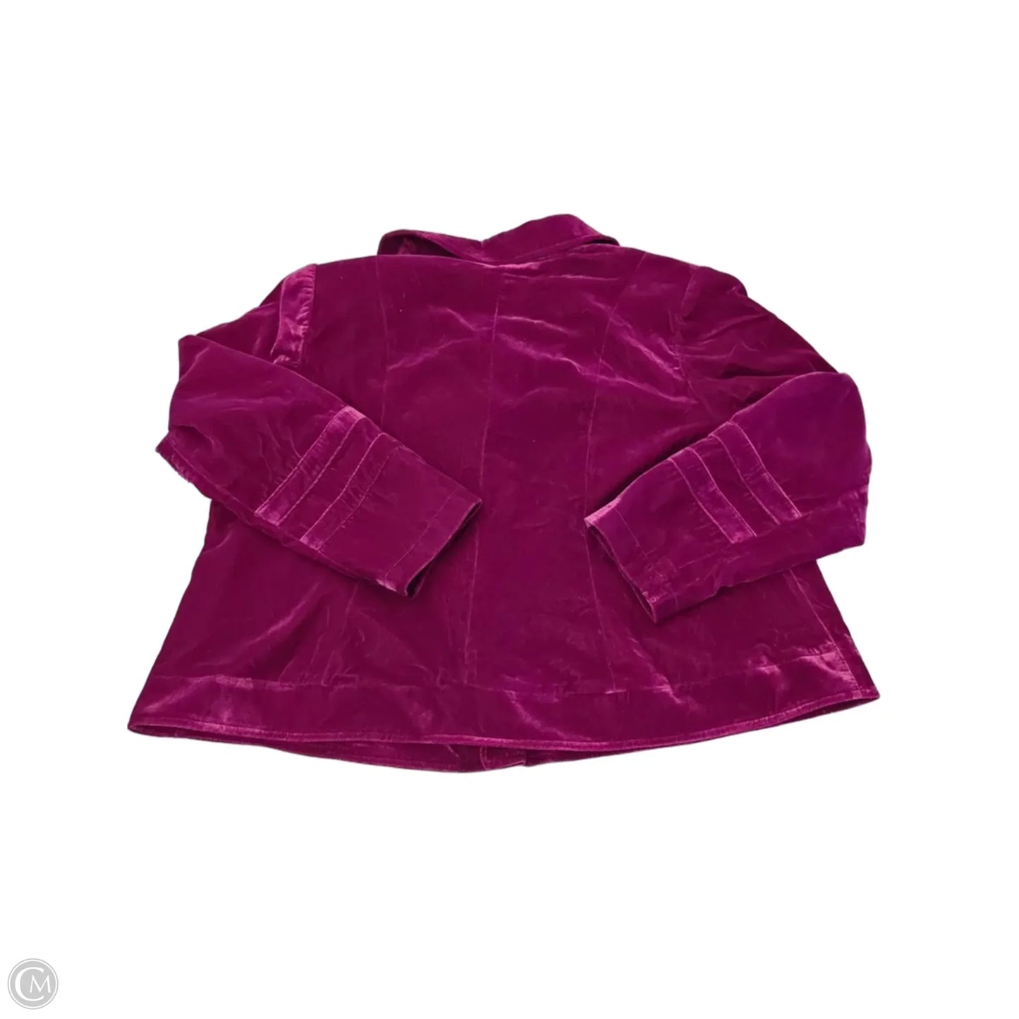 Jacket Faux Fur & Sherpa By Cme In Purple, Size: 2x