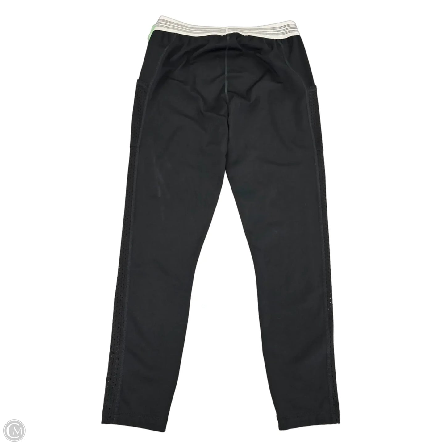 Athletic Leggings By Champion In Black & White, Size: L