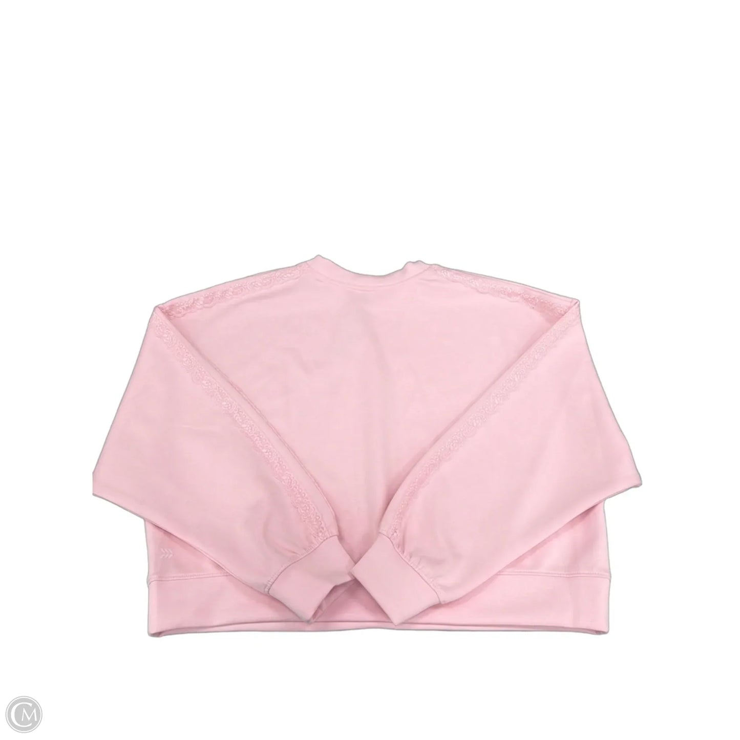 Athletic Top Long Sleeve Crewneck By All In Motion In Pink, Size: M