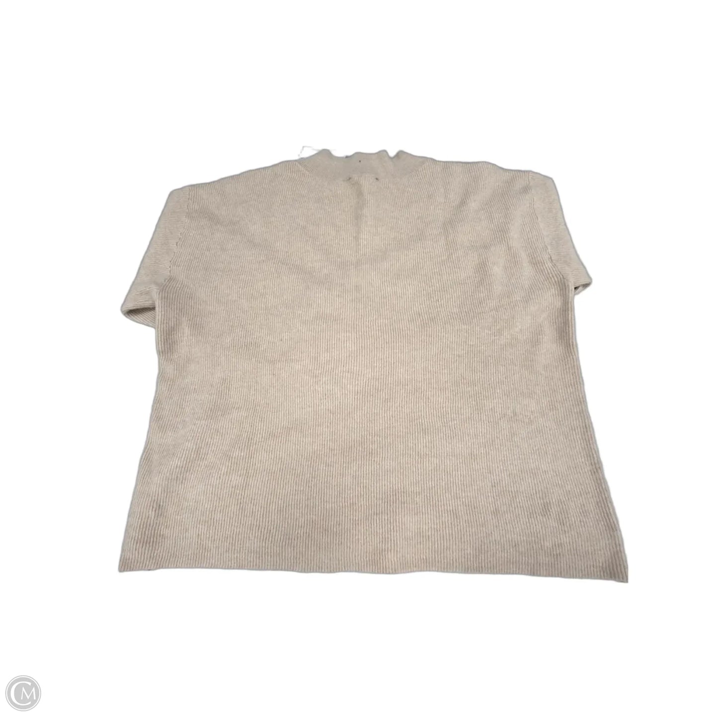 Top Long Sleeve By Nine West In Tan, Size: Xl