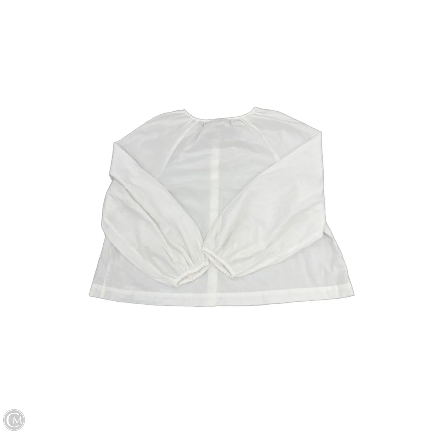 Top Long Sleeve By Universal Thread In White, Size: L