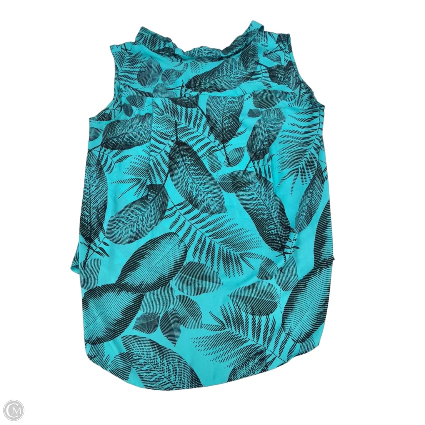 Top Sleeveless By Worthington In Teal, Size: Xxl
