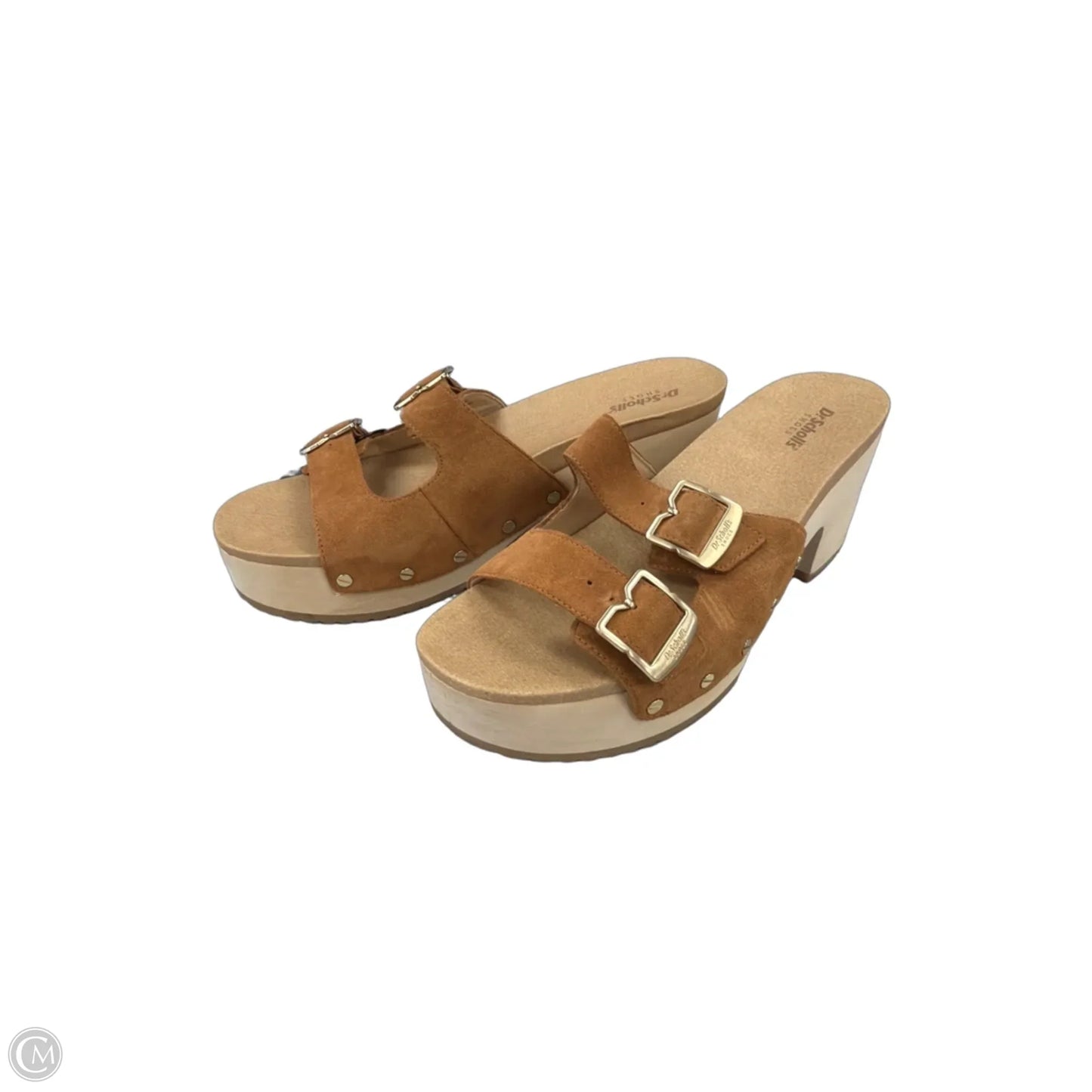 Shoes Heels Platform By Dr Scholls In Tan, Size: 10