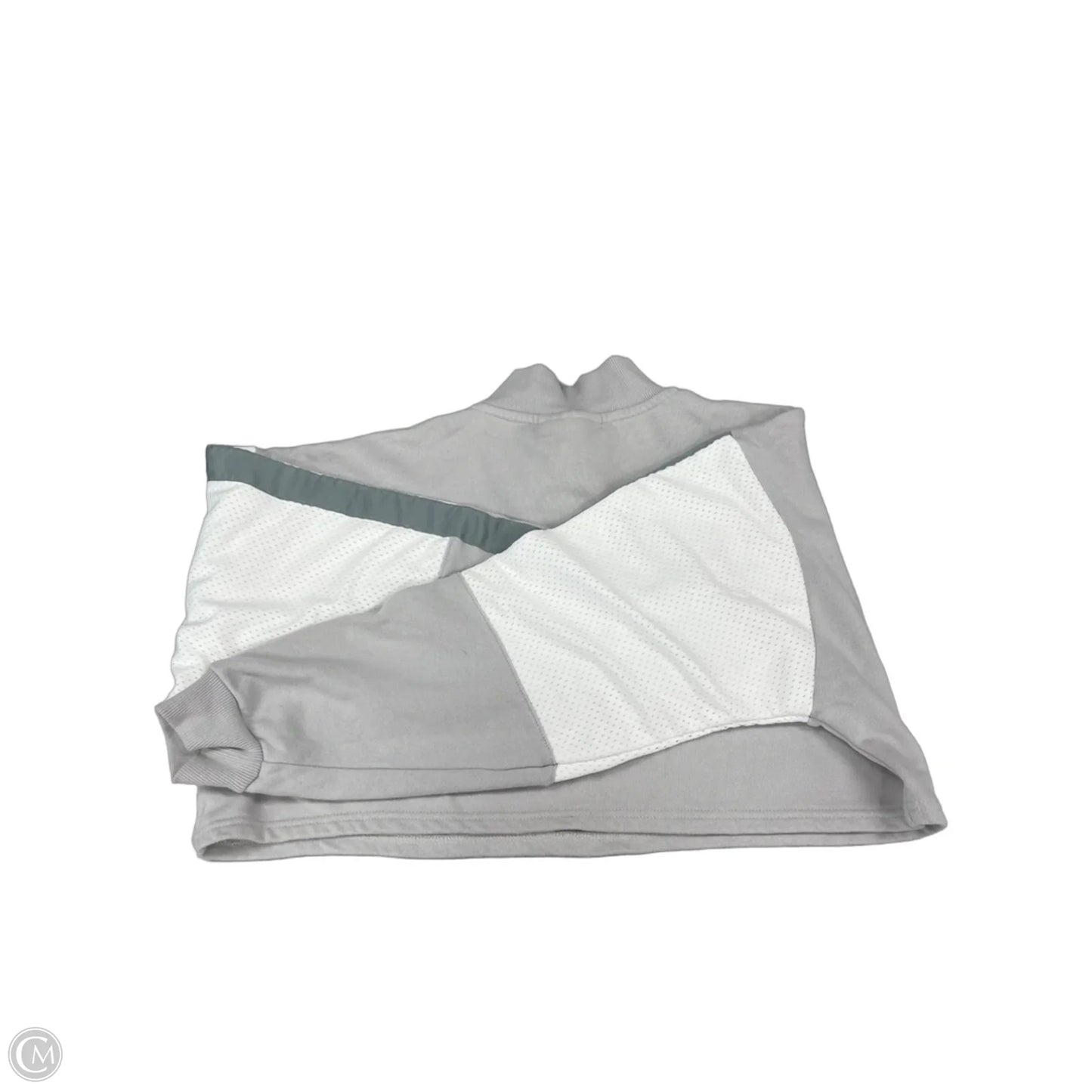 Top Long Sleeve By Fila In Grey, Size: L
