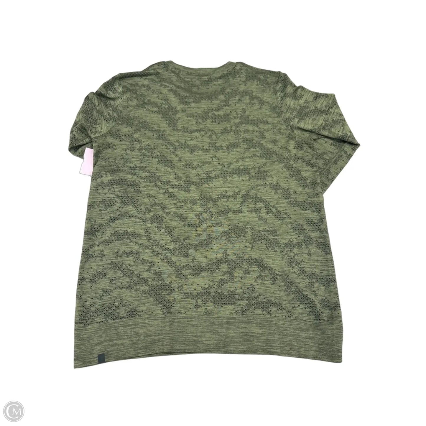 Athletic Top Long Sleeve Crewneck By Lululemon In Green, Size: 6