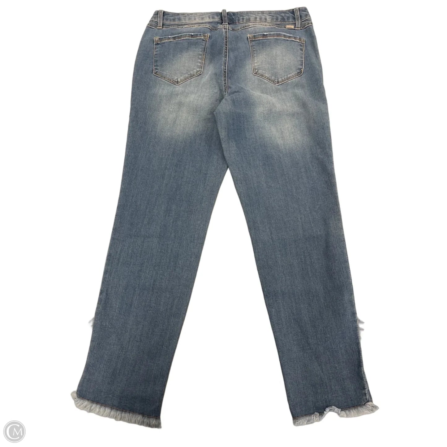 Jeans Straight By 1822 Denim In Blue Denim, Size: 12