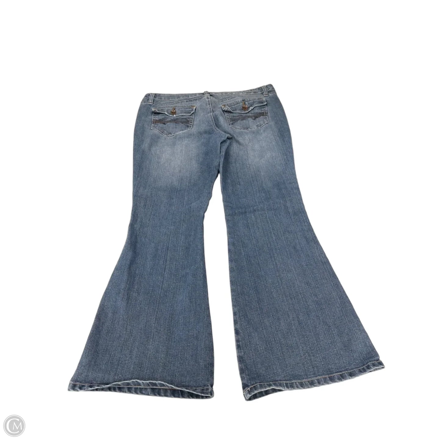 Jeans Wide Leg By Dollhouse In Blue Denim, Size: 16