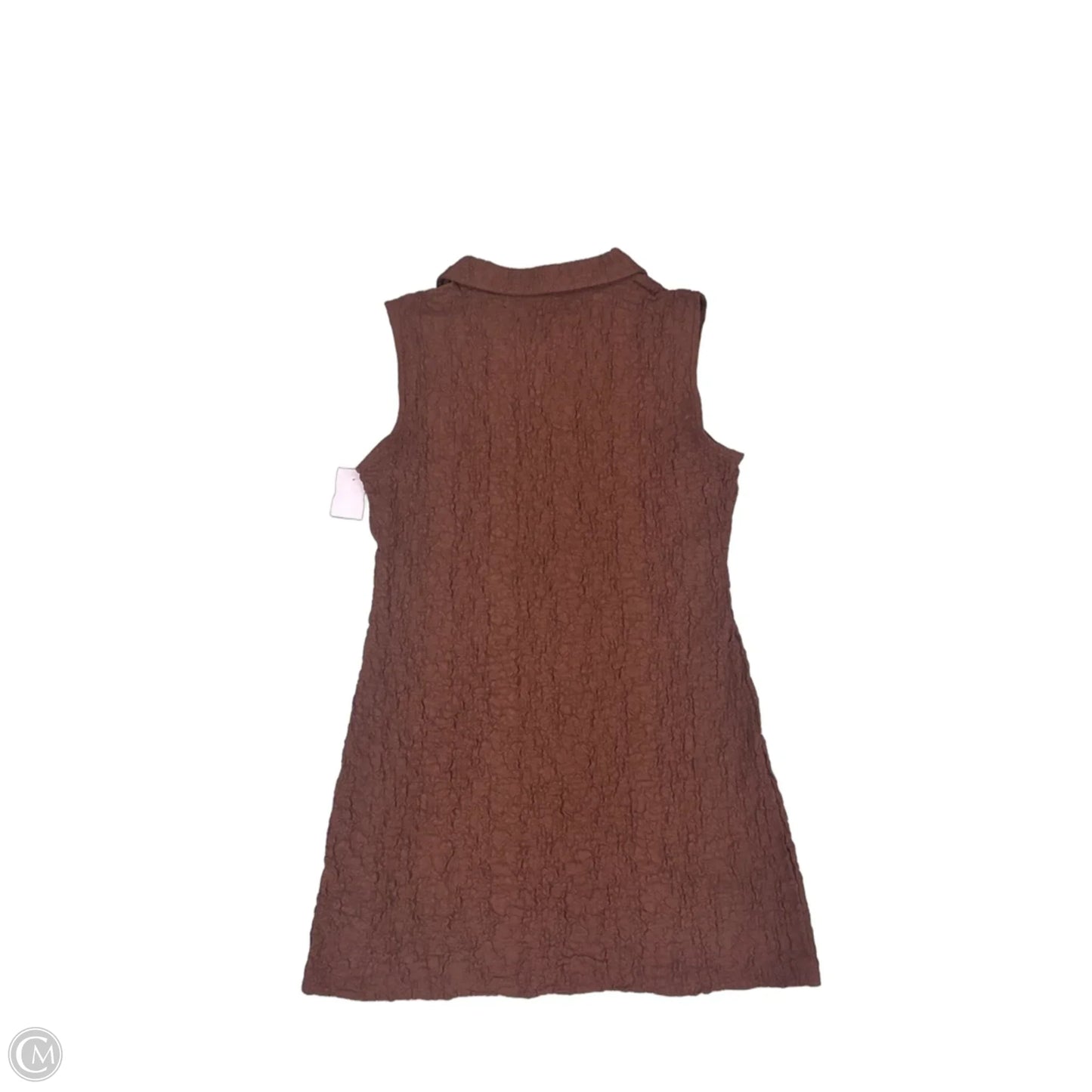 Dress Casual Short By Anthropologie In Brown, Size: M