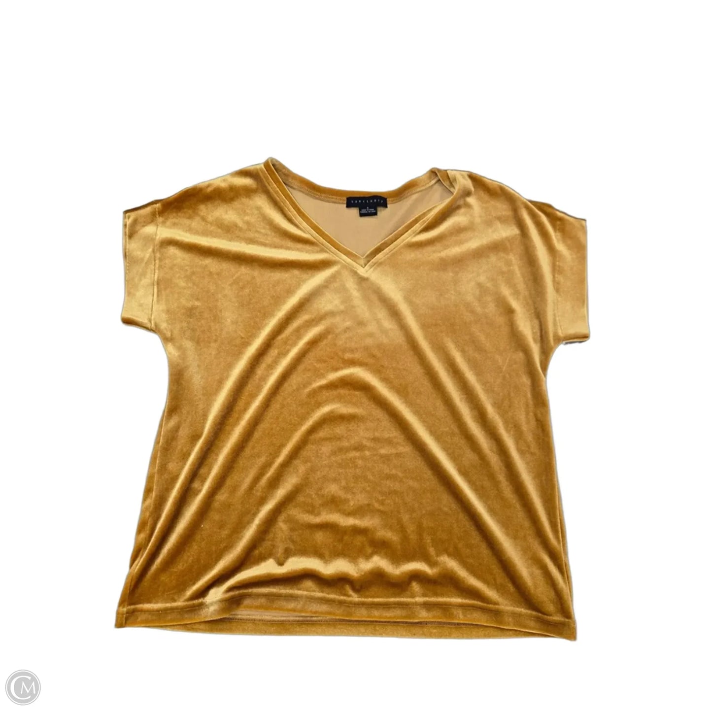 Top Short Sleeve By Sanctuary In Yellow, Size: S
