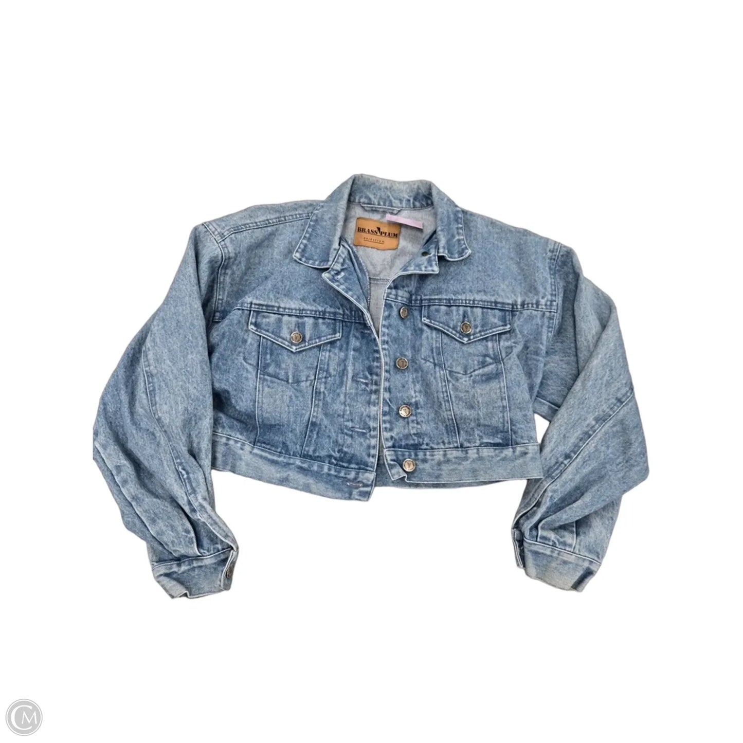 Jacket Denim By Cme In Blue Denim, Size: S