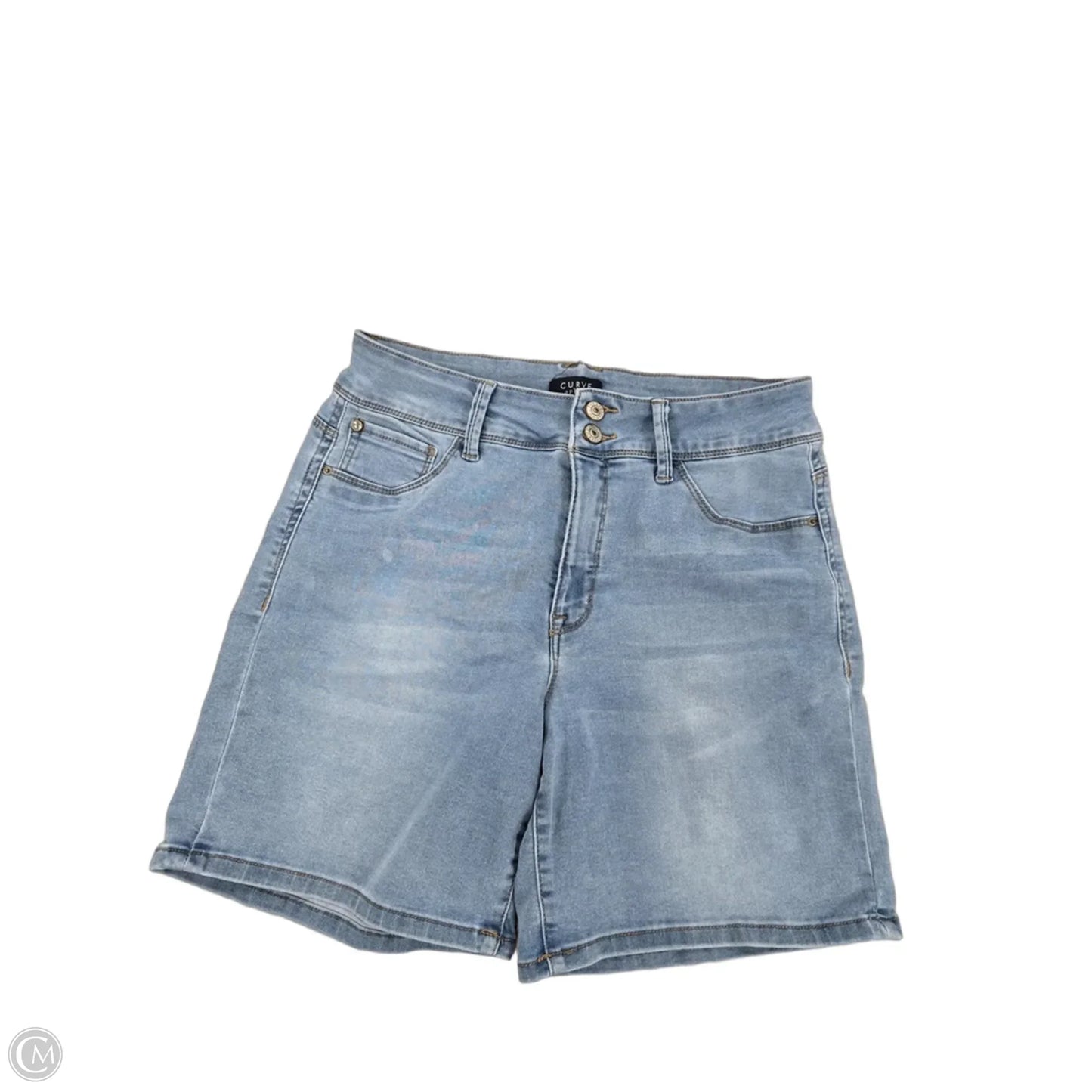 Shorts By Curve Appeal In Blue Denim, Size: 10